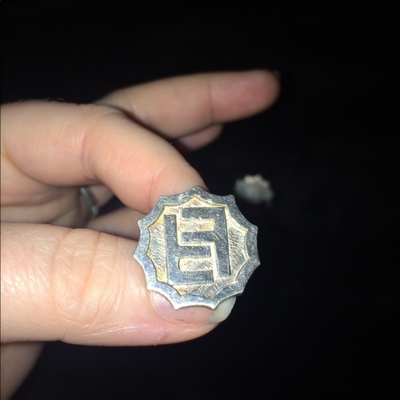 Fendi mid century Stirling silver antique earrings - Picture 7 of 8